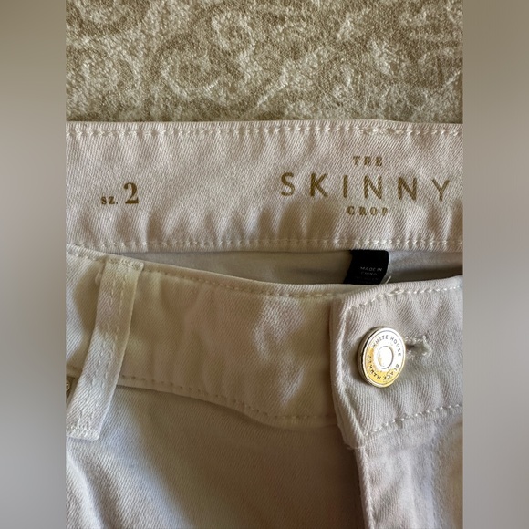 White House Black Market Distressed Skinny Jeans - Picture 5 of 11